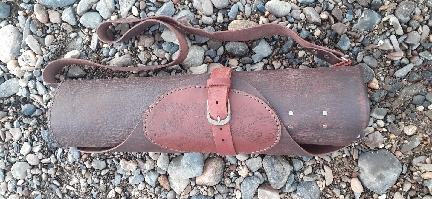 Custom leather drum stick bag