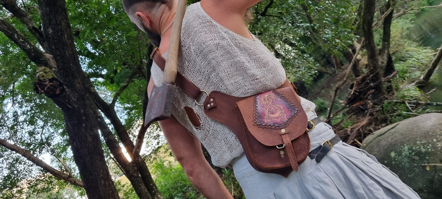 Leather Shoulder &/or Bum Bag