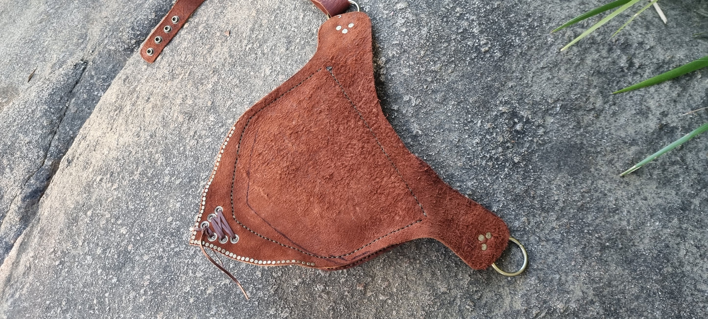 Large Emu Skin Bum Bag
