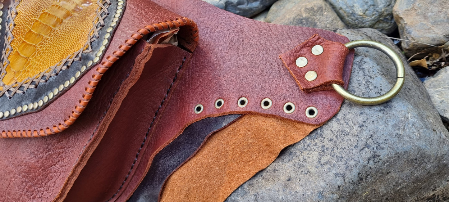 Sacred Leather Bum Bag