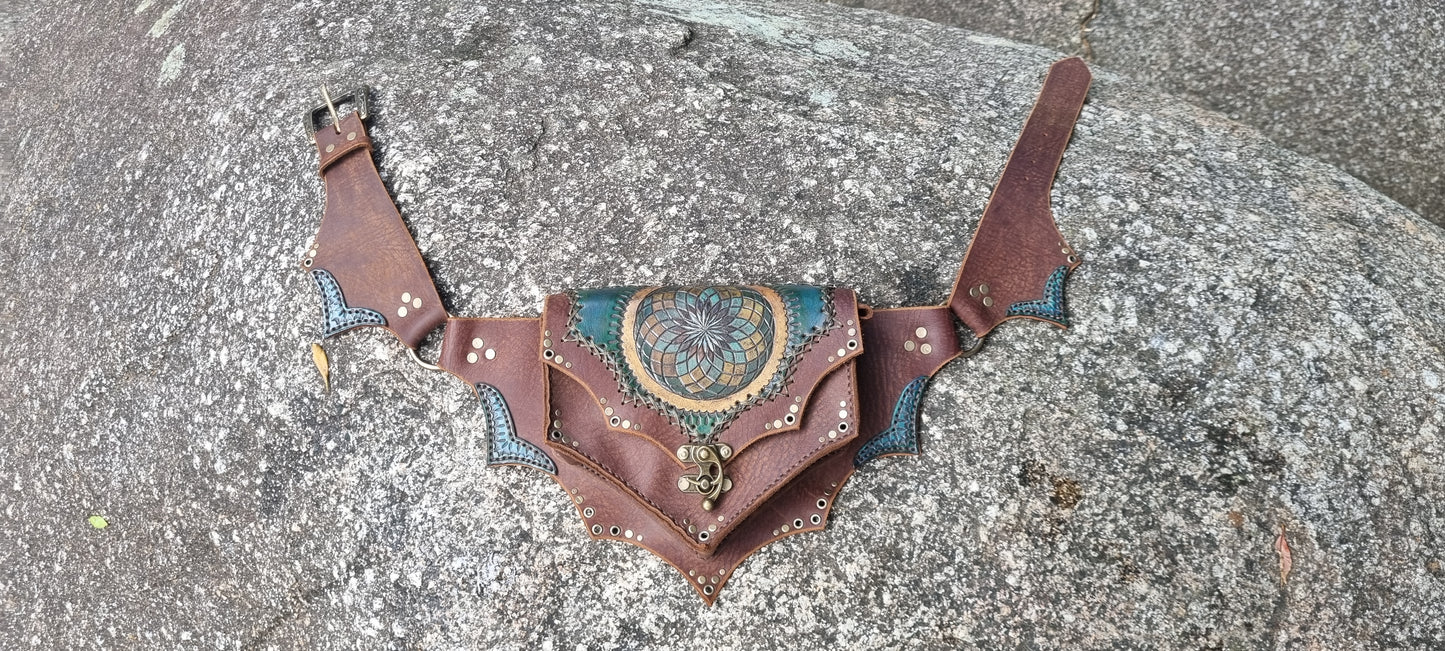Carved Torus Yantra Bum Bag