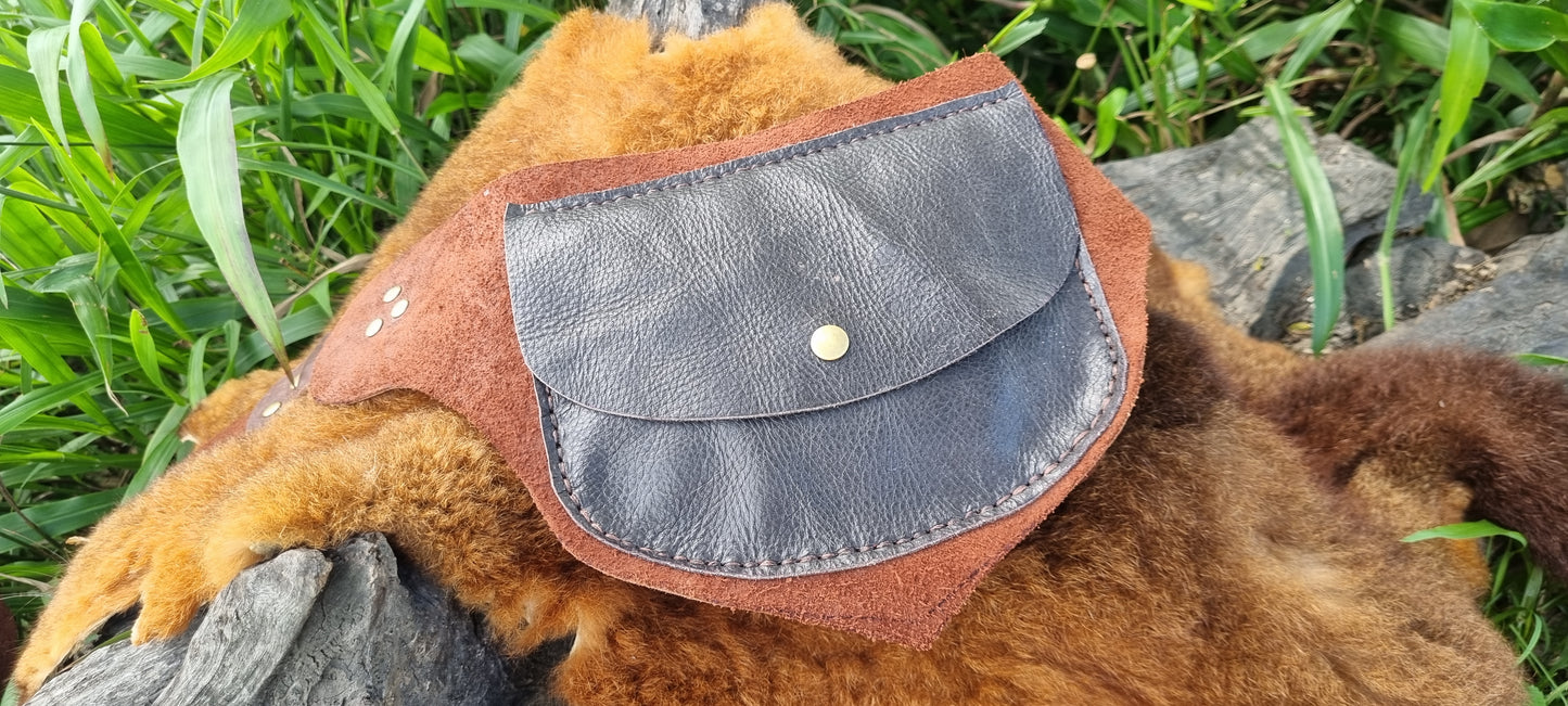 Carved Leather Bum Bag