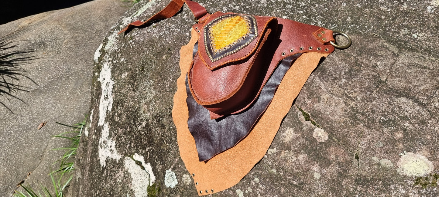 Sacred Leather Bum Bag