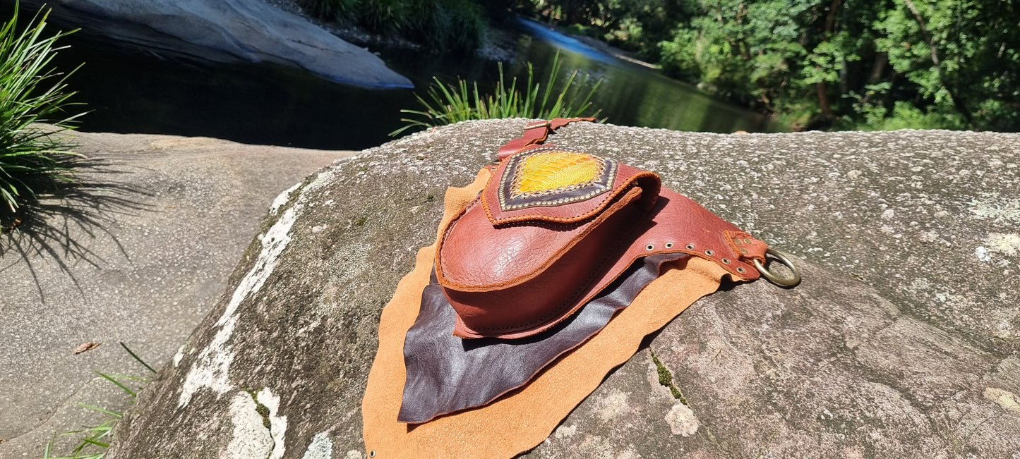 Sacred Leather Bum Bag