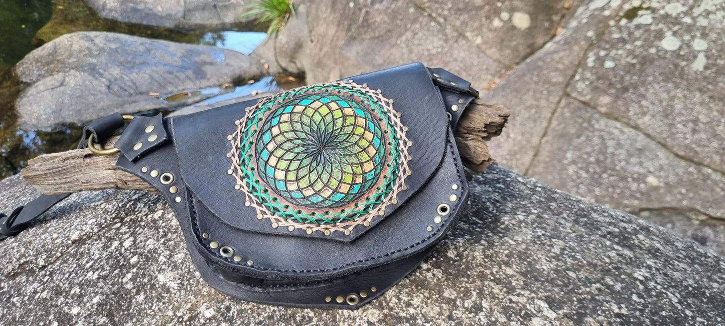 Lotus of Life Sacred Geometric Bum Bag