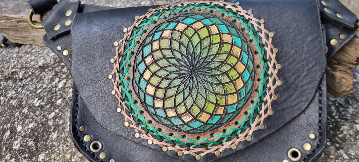 Lotus of Life Sacred Geometric Bum Bag