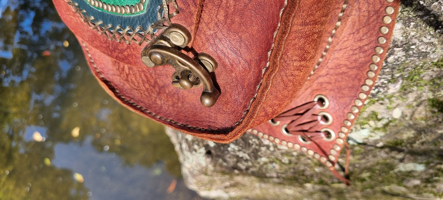 Large Emu Skin Bum Bag