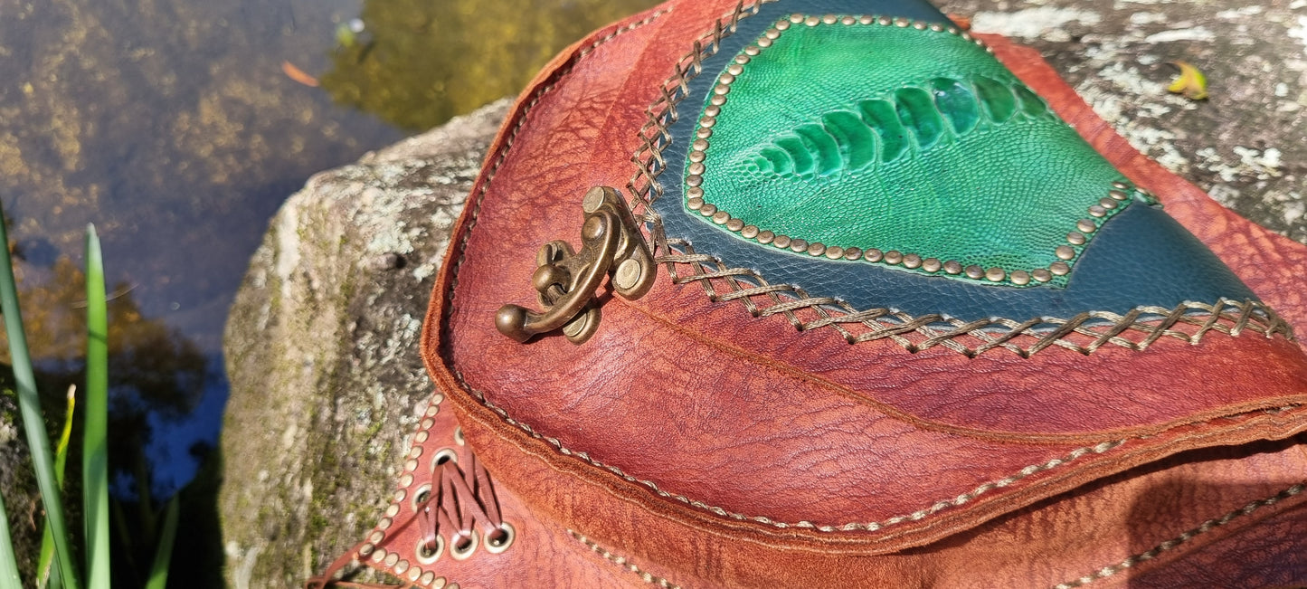 Large Emu Skin Bum Bag