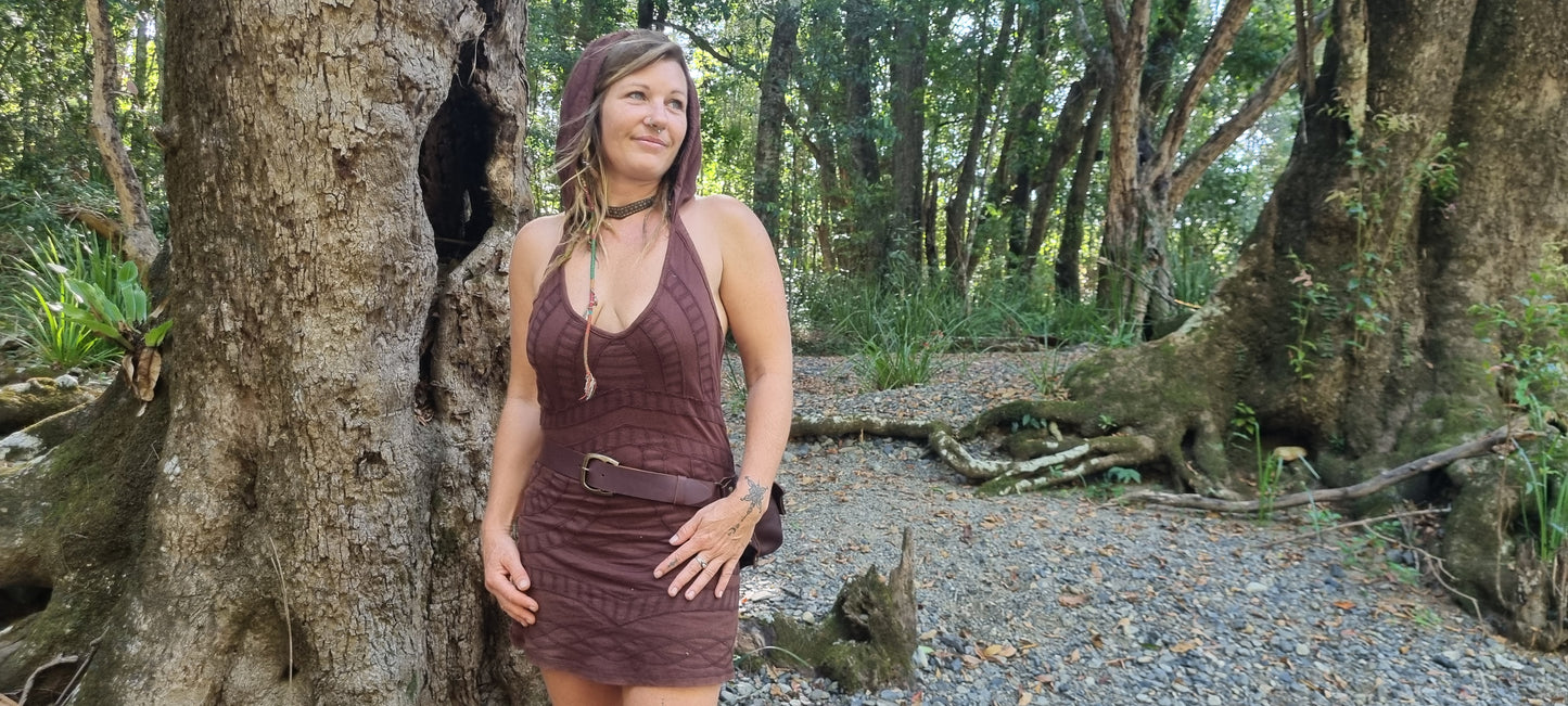 Handmade Tribal Leather Bum Bag