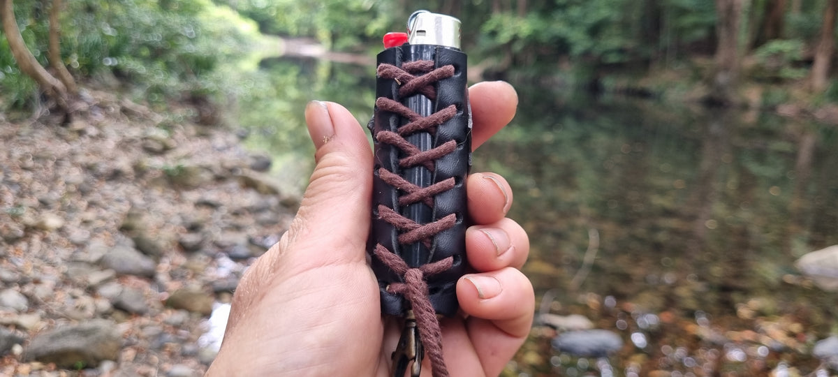 Black Obsidian Lighter Case