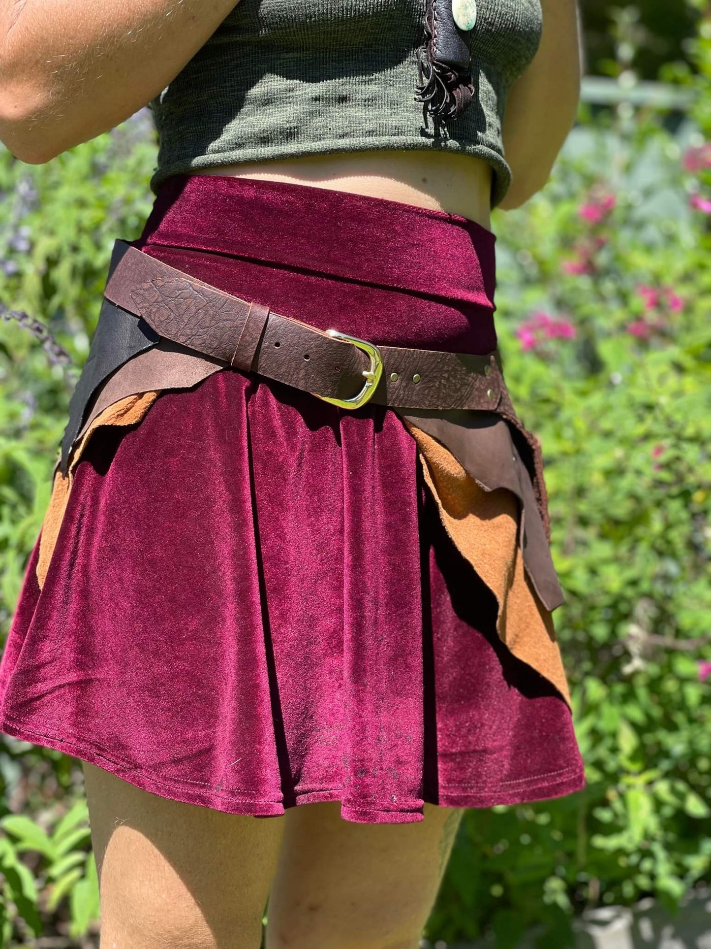 Dreadlock tool belt skirt
