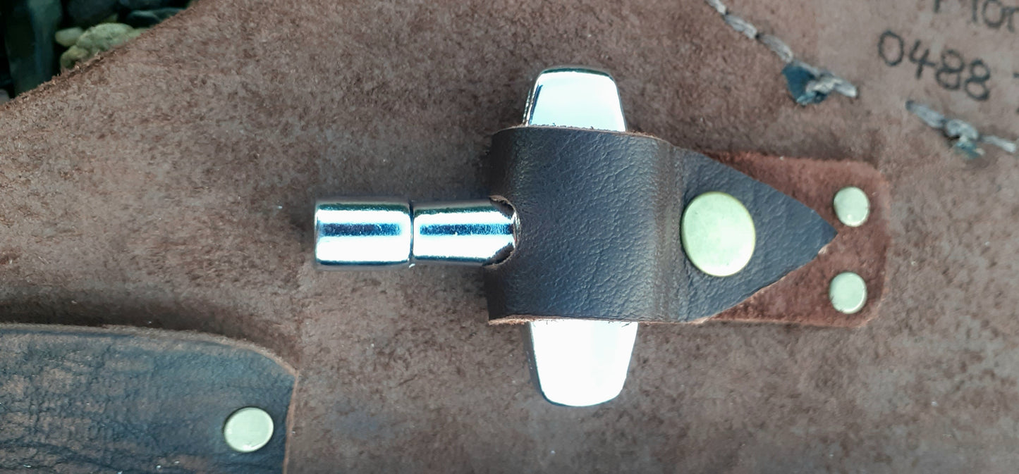Custom leather drum stick bag