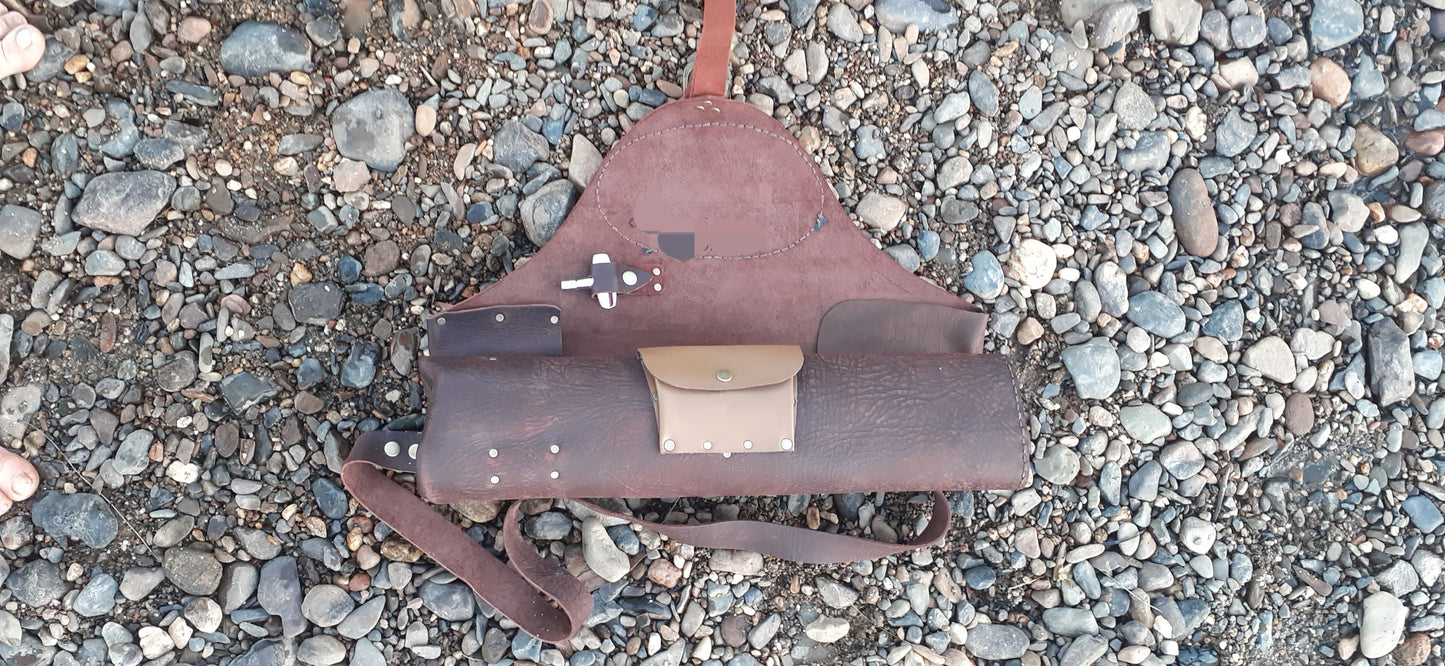 Custom leather drum stick bag