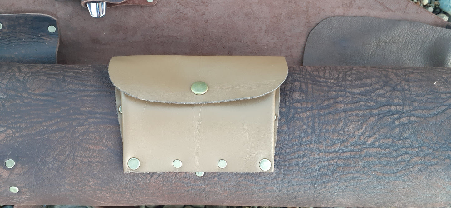 Custom leather drum stick bag