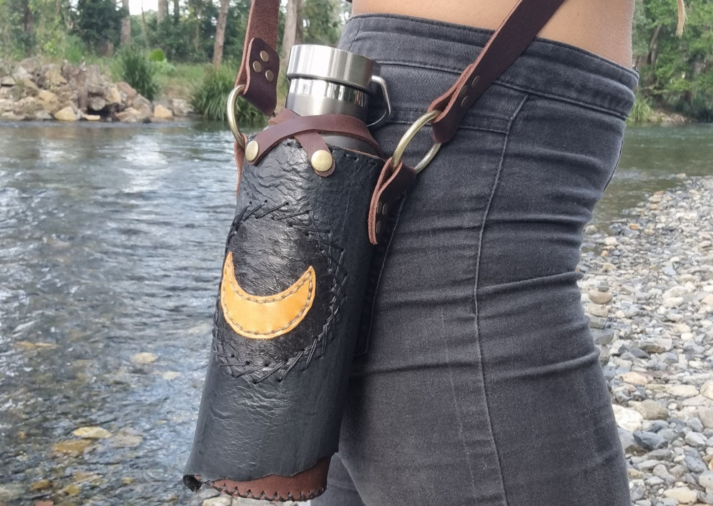 Custom water bottle holder