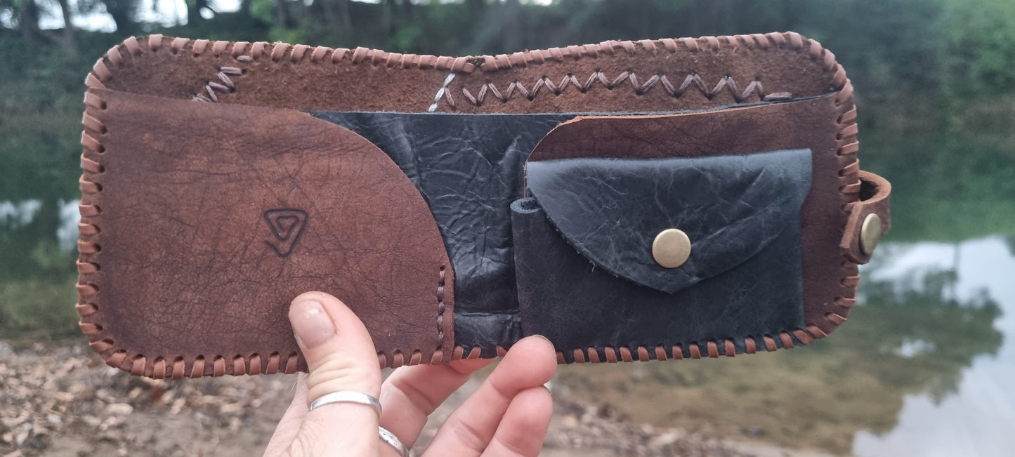 Emu leather wallet