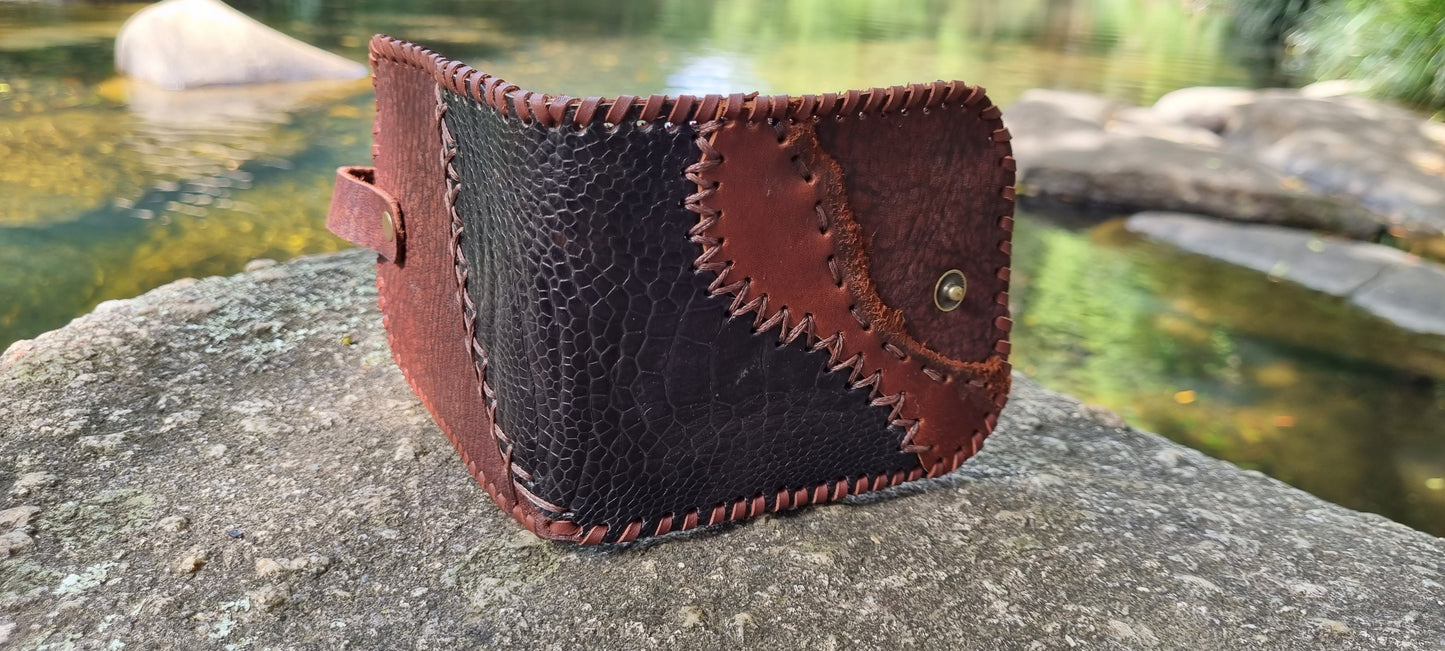 Emu leather wallet