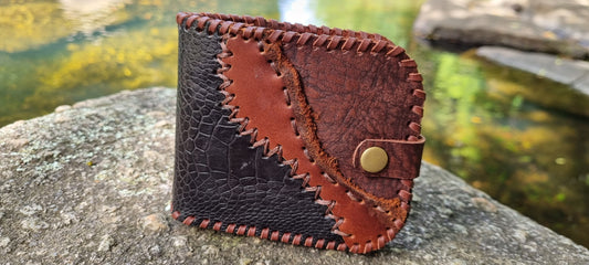 Emu leather wallet