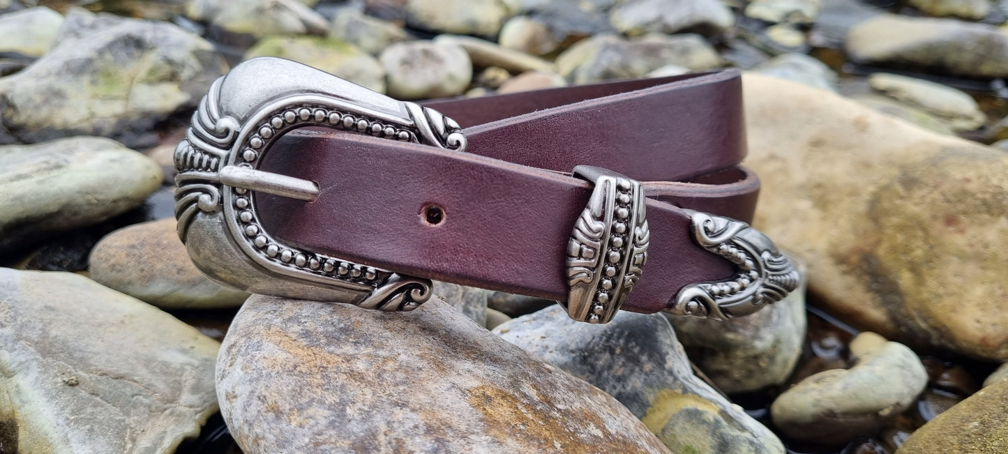 Leather belt