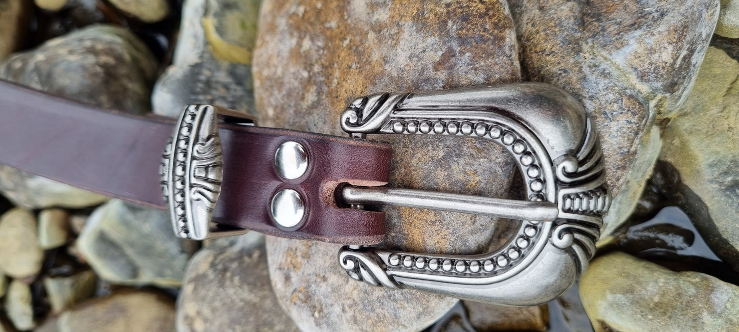 Leather belt