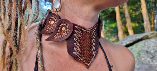 Warrior snake necklace