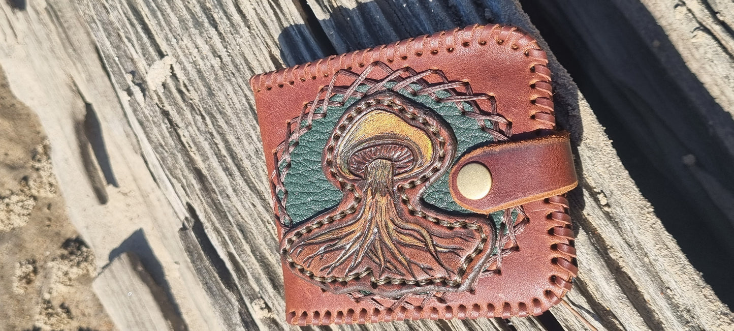 Custom carved wallet