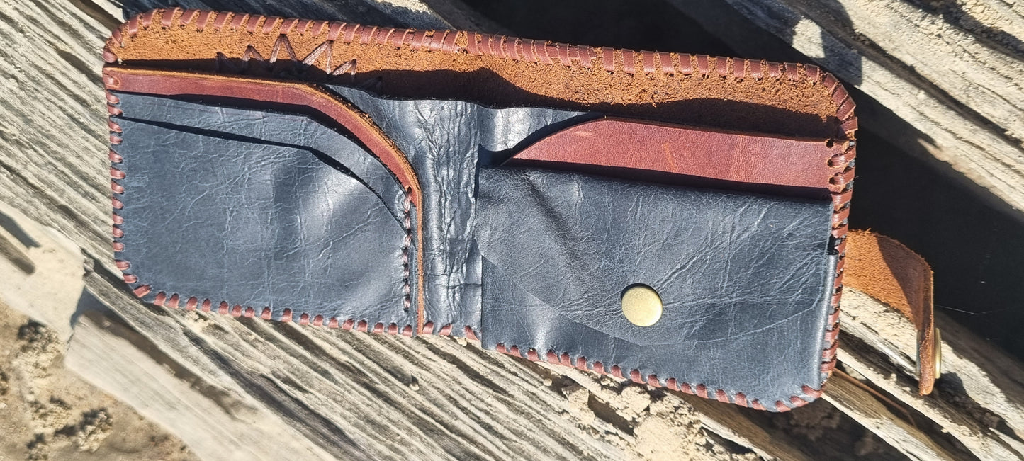 Custom carved wallet