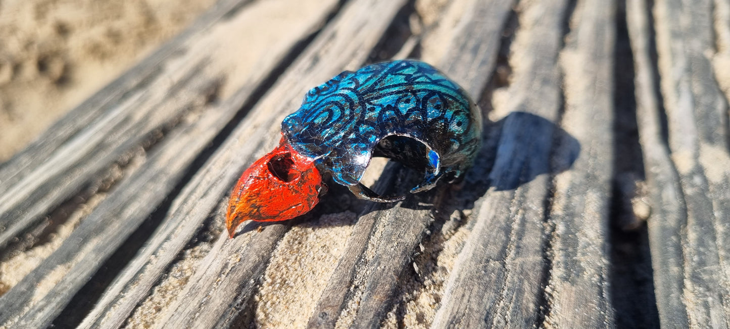 Lorikeet wing smudge fans