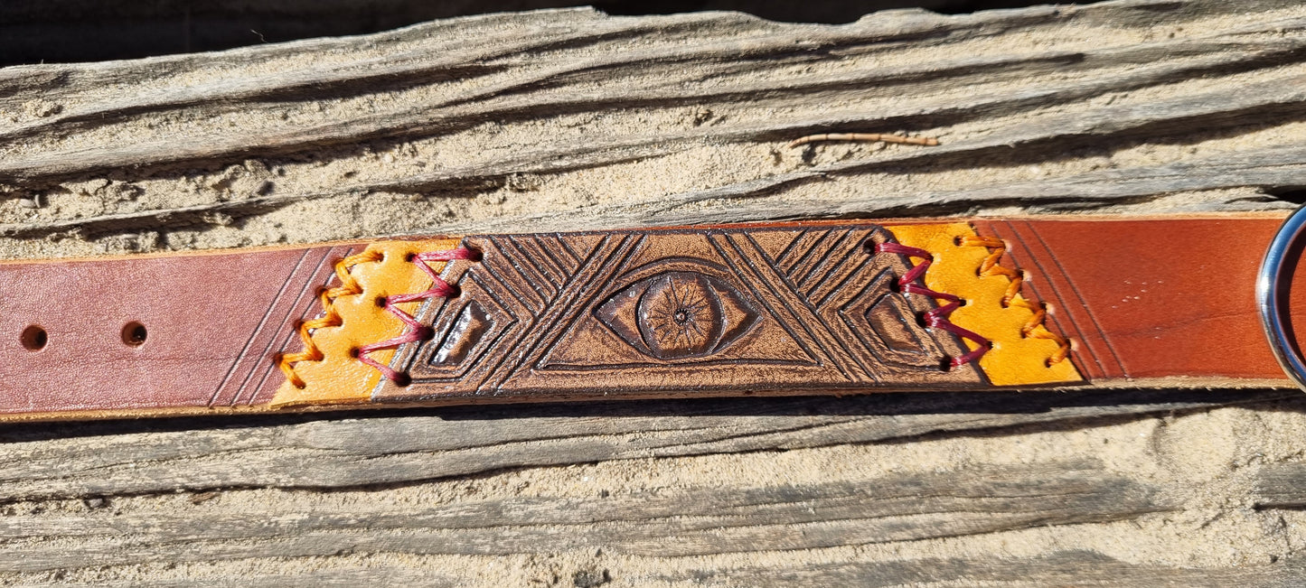 Carved Dog Collar