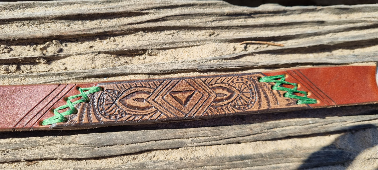 Carved Dog Collar