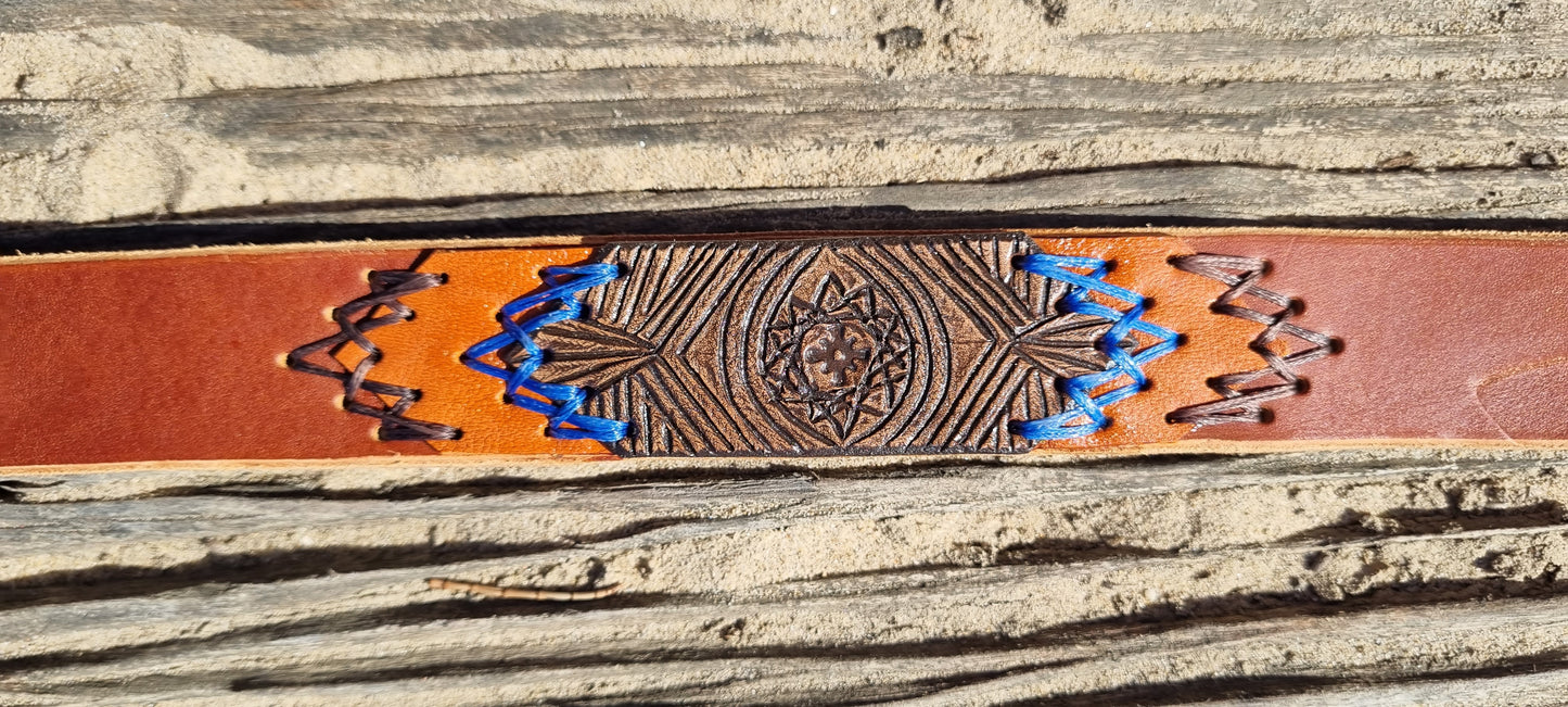 Carved Dog Collar