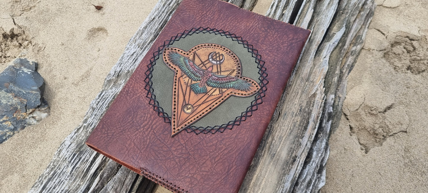 Carved journal cover