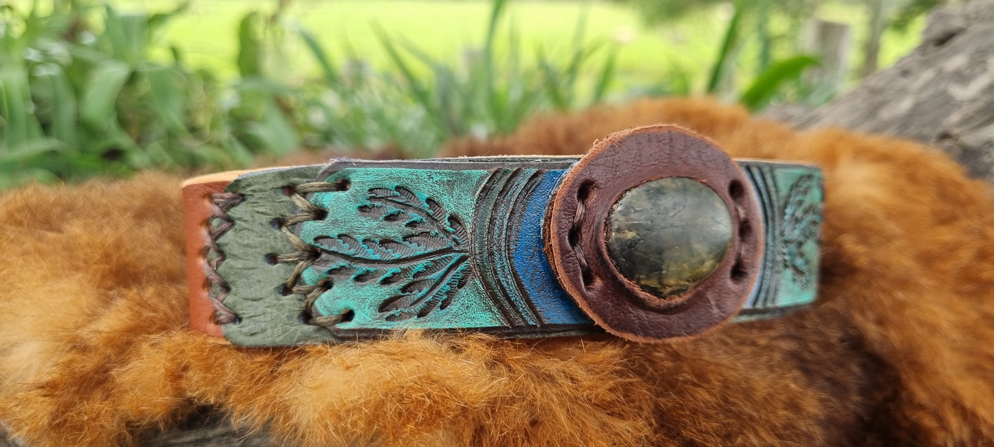 Carved Dog Collar