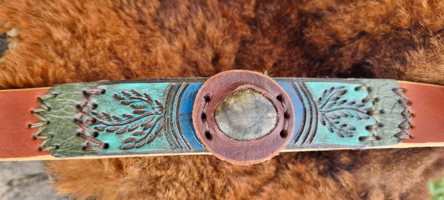 Carved Dog Collar