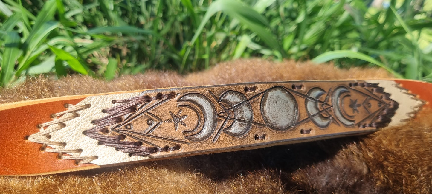 Custom Carved Dog Collar