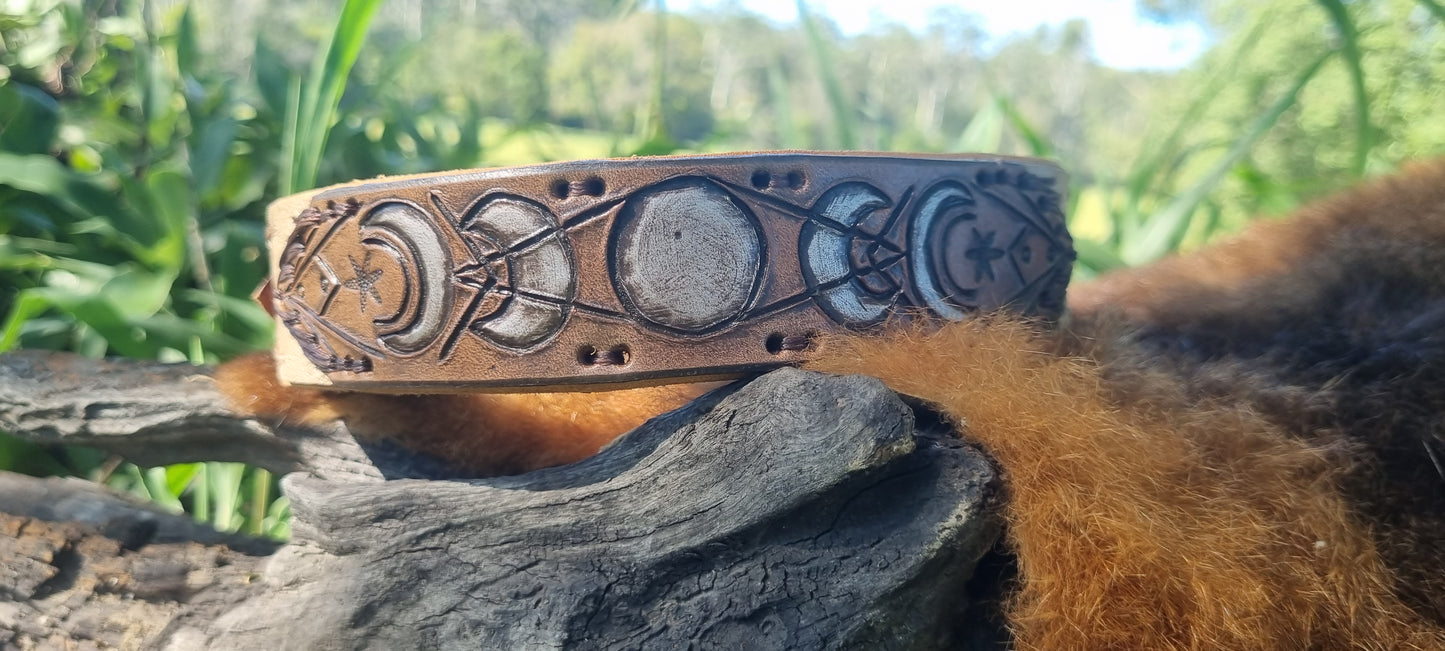 Custom Carved Dog Collar