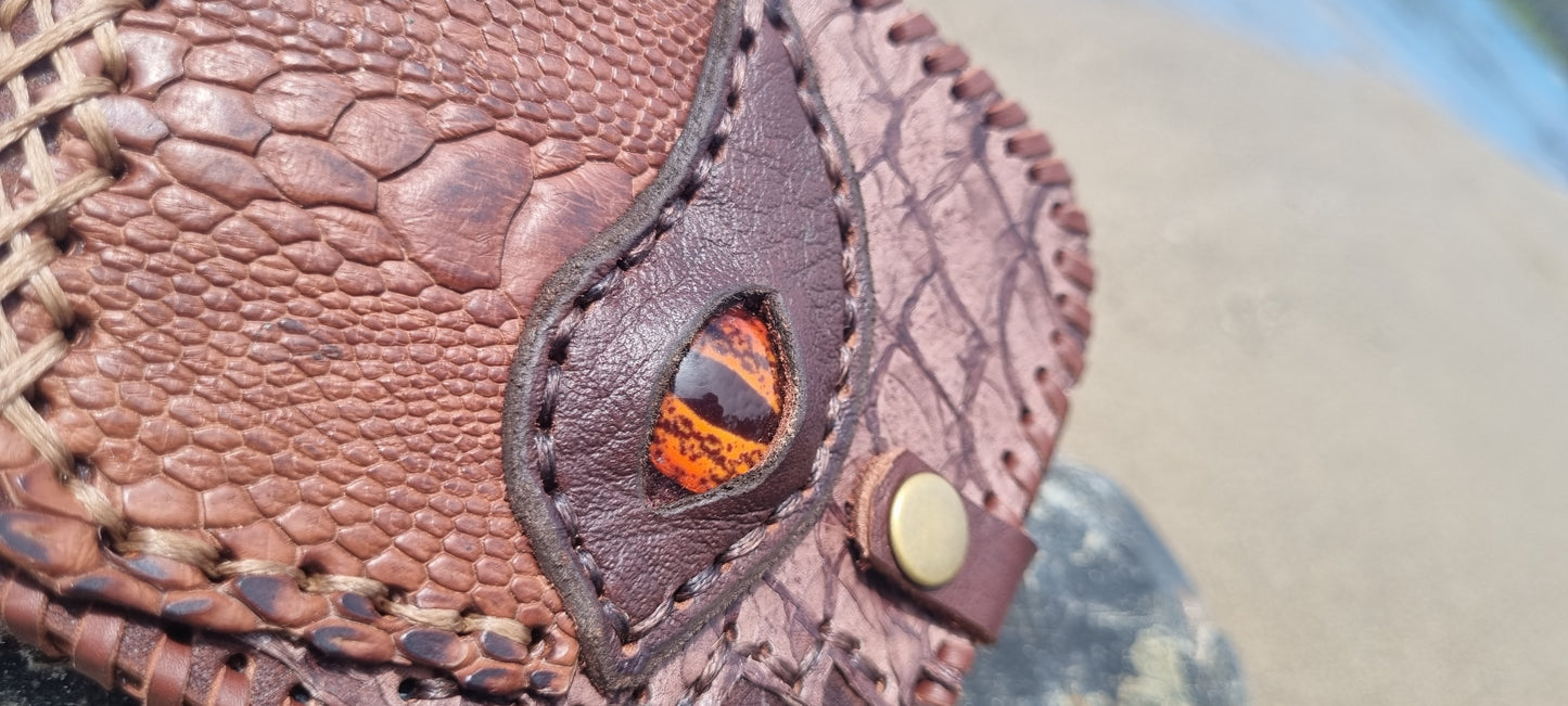 Dragons eye leather wallet