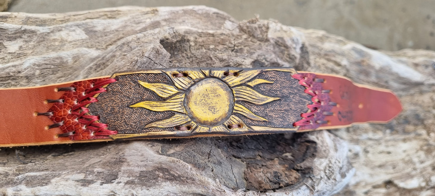 Carved Dog Collar