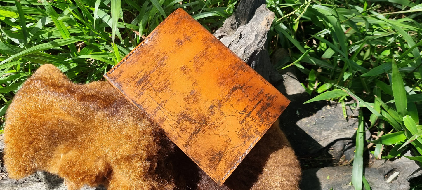 Carved journal cover