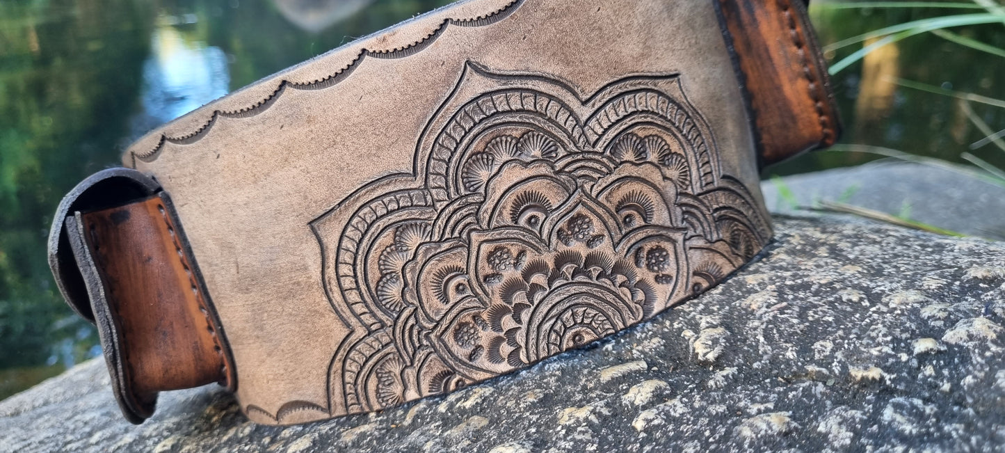 Mandala waist pocket belt