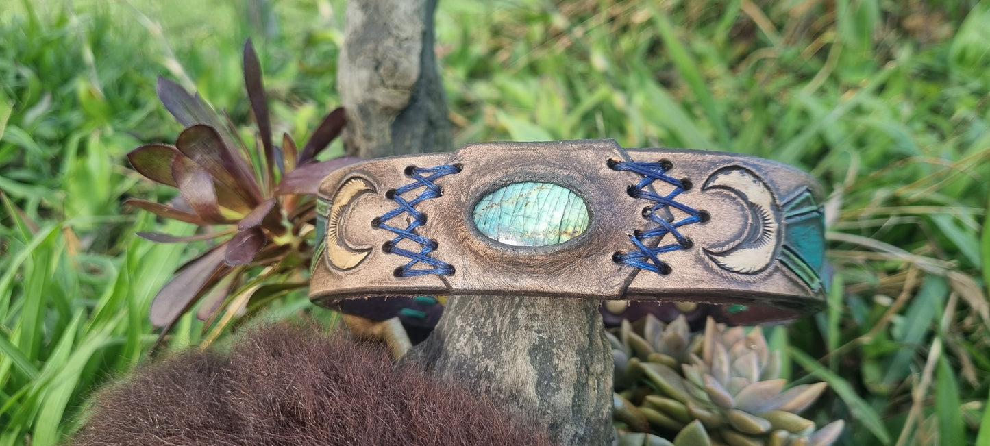 Carved Dog Collar