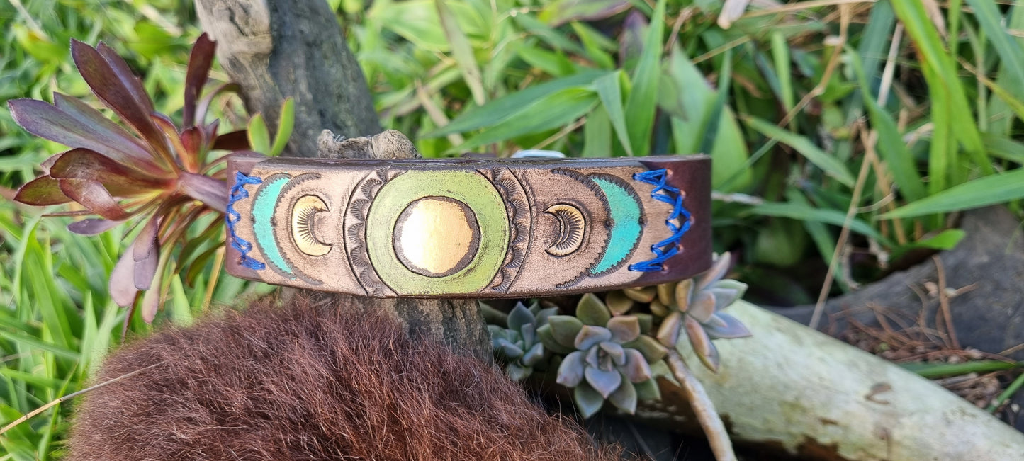 Carved Dog Collar