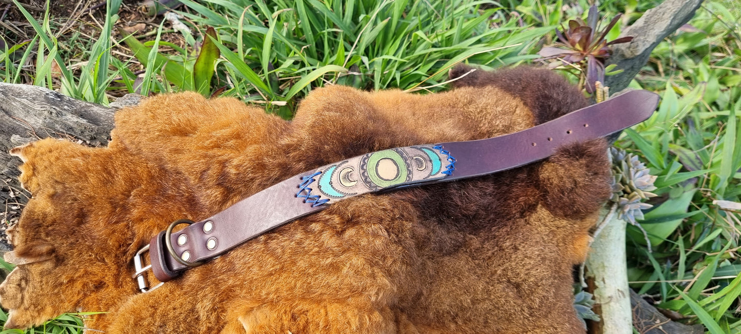 Carved Dog Collar