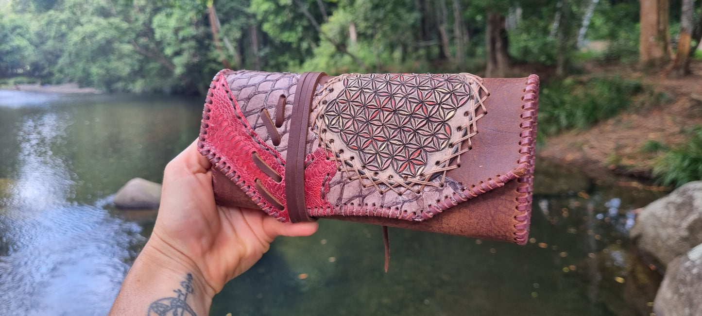 Flower of life purse