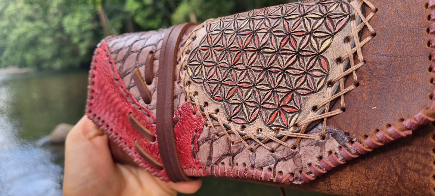 Flower of life purse