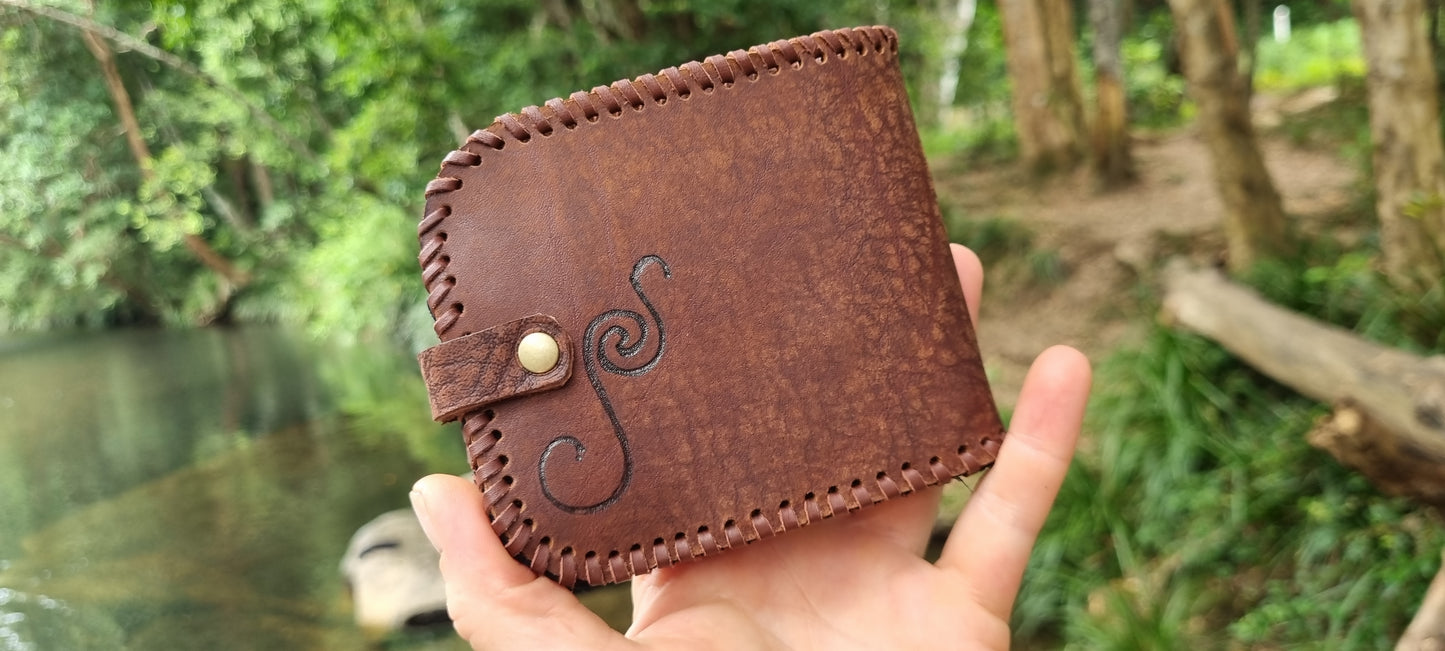 Custom carved wallet