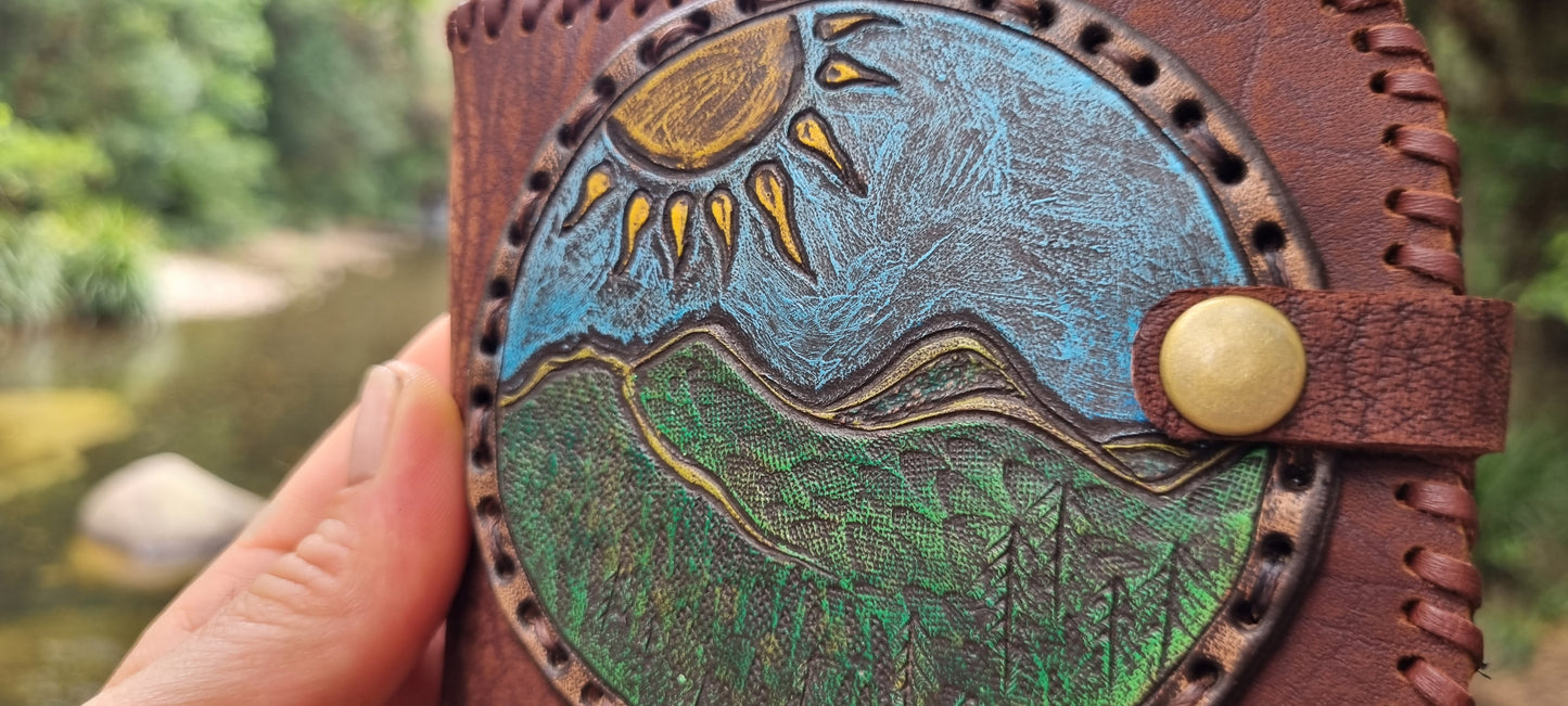 Custom carved wallet