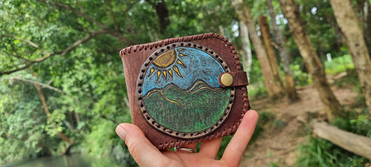 Custom carved wallet