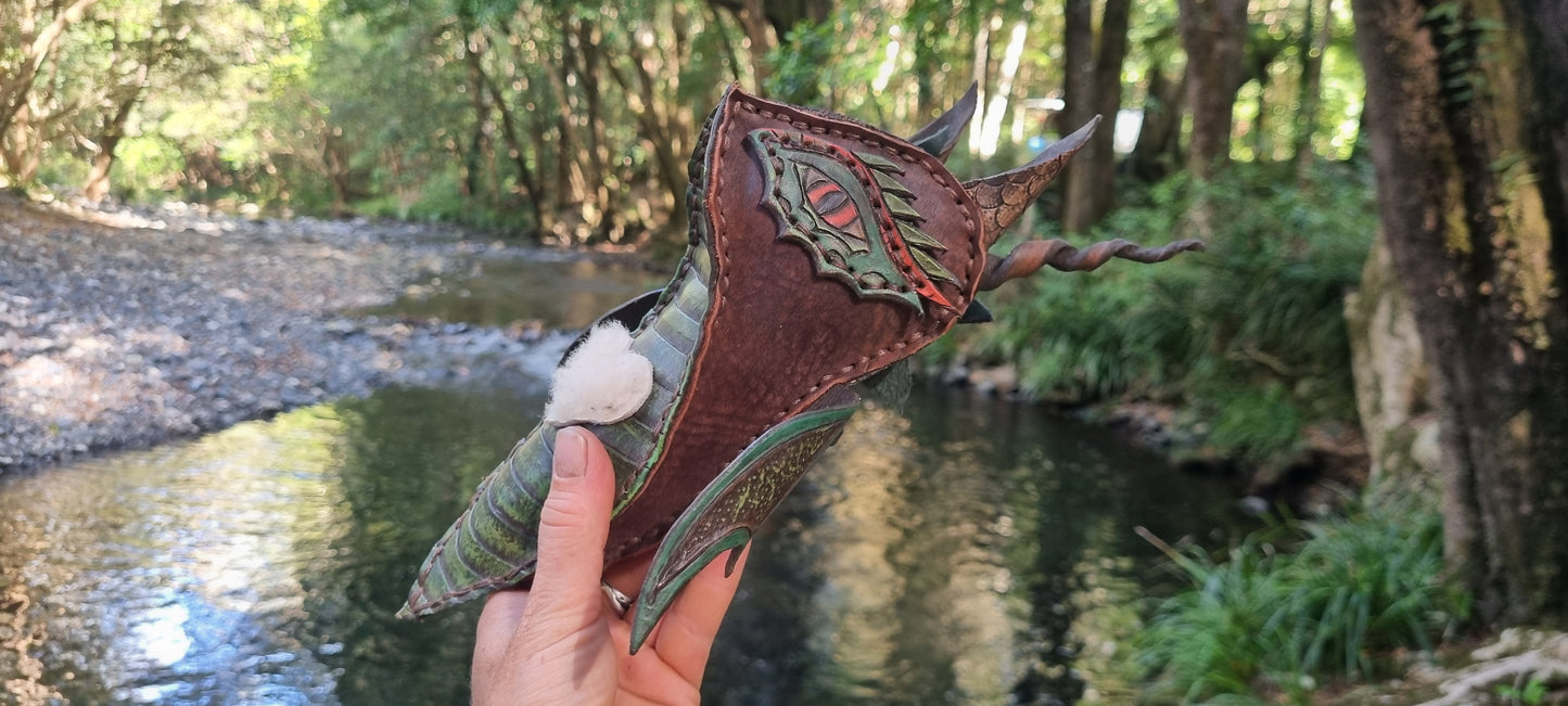 Dragon Critter Leather Toy