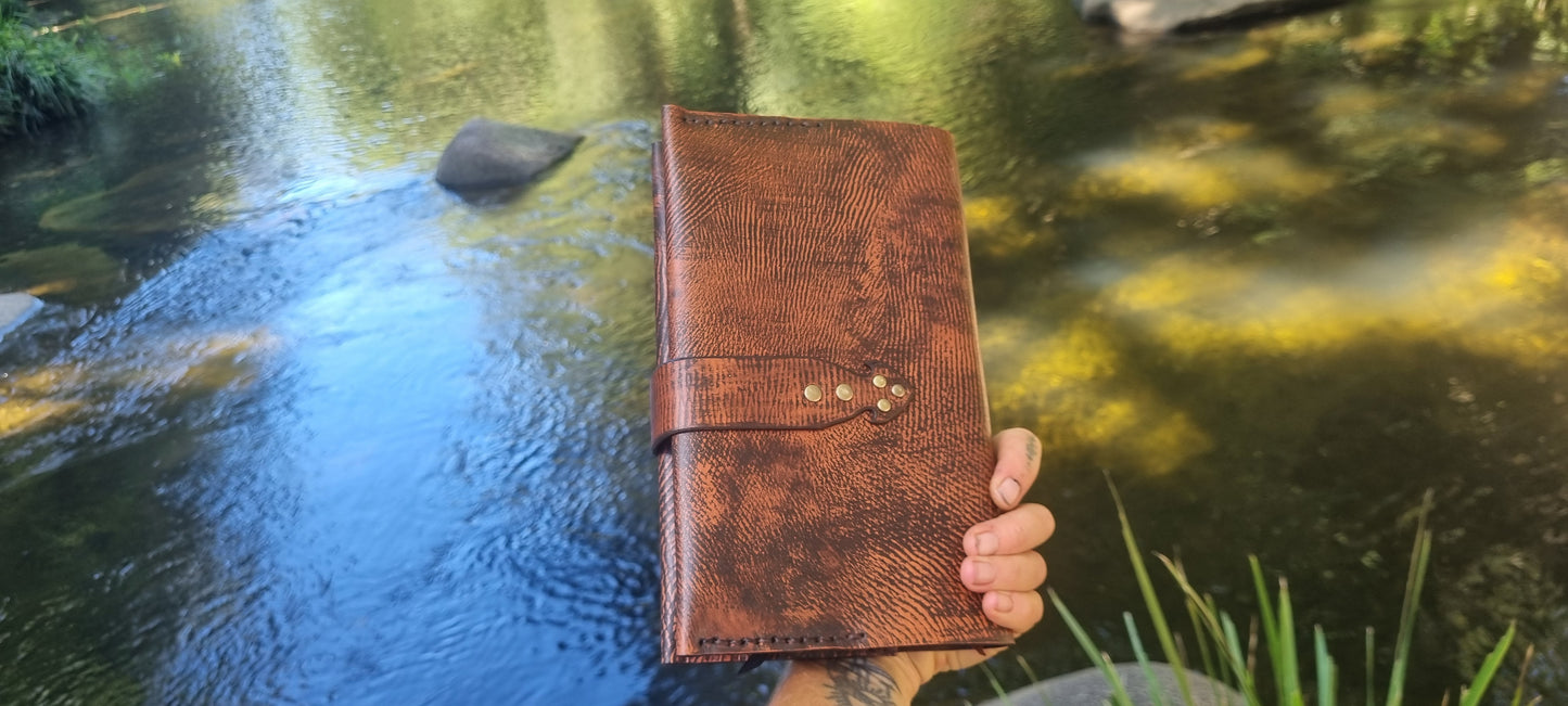Reptilian Leather Book Cover